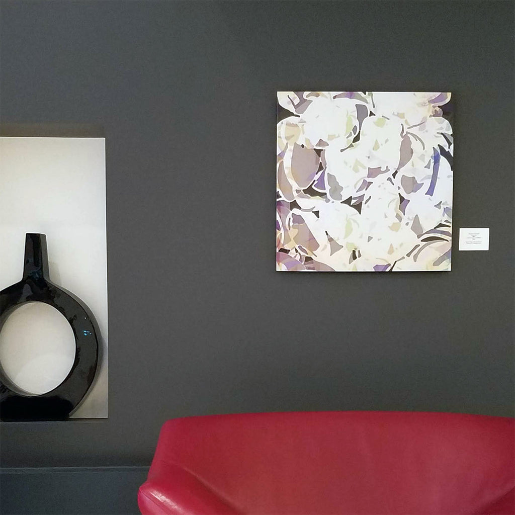 Artwork on display at the Gallery Belltown Condominum