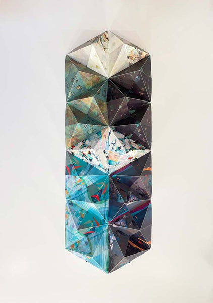 Memories: March and April, Mixed media 40 x 14 x 3.5