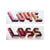 LOVE, Mixed media 144 x 47 x 3.5, 2024