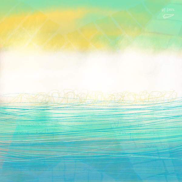 No. 162 Sea Mist, Otranto - 24x24"